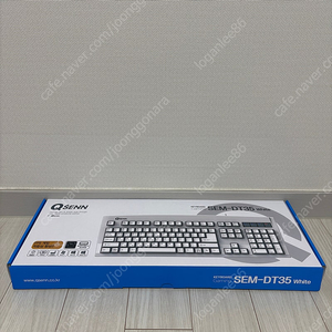 (새상품) 큐센 SEM-DT35 NEW 멤브레인 키보드 화이트