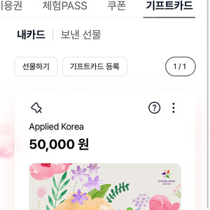 에버랜드 기프트카드