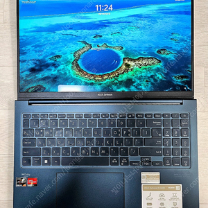 ASUS 젠북 15인치 UM3504DA-MA180W 라이젠7 12코어 16기가 512GB SSD