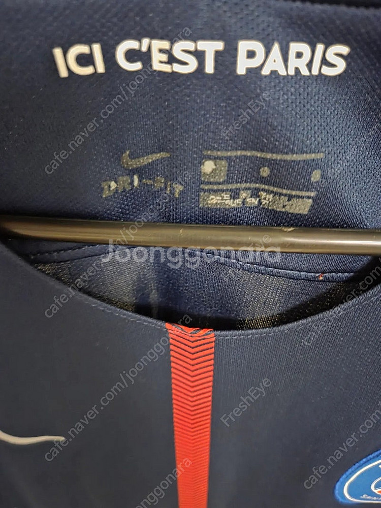 (라비오)나이키 파리 PSG 17-18 홈 저지, 쇼트--2