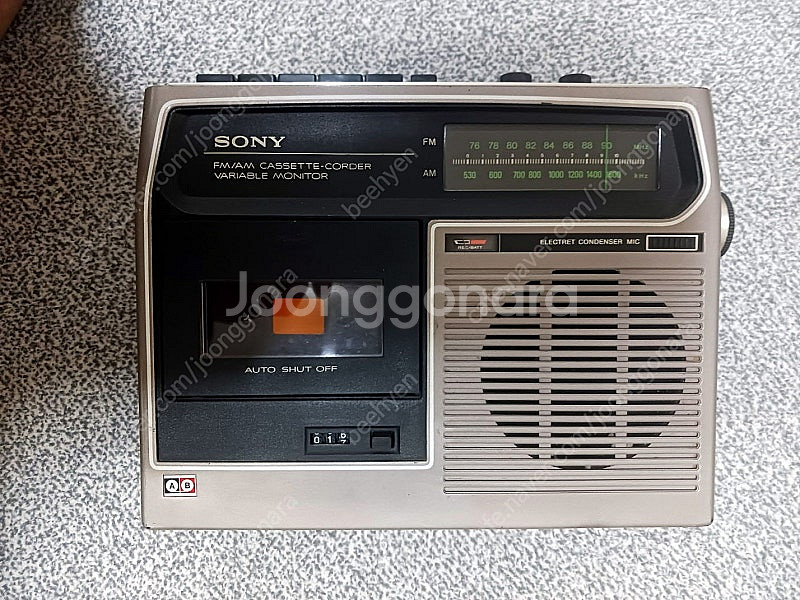 소니 레트로 빈티지 모노카세트 cf-1600--0