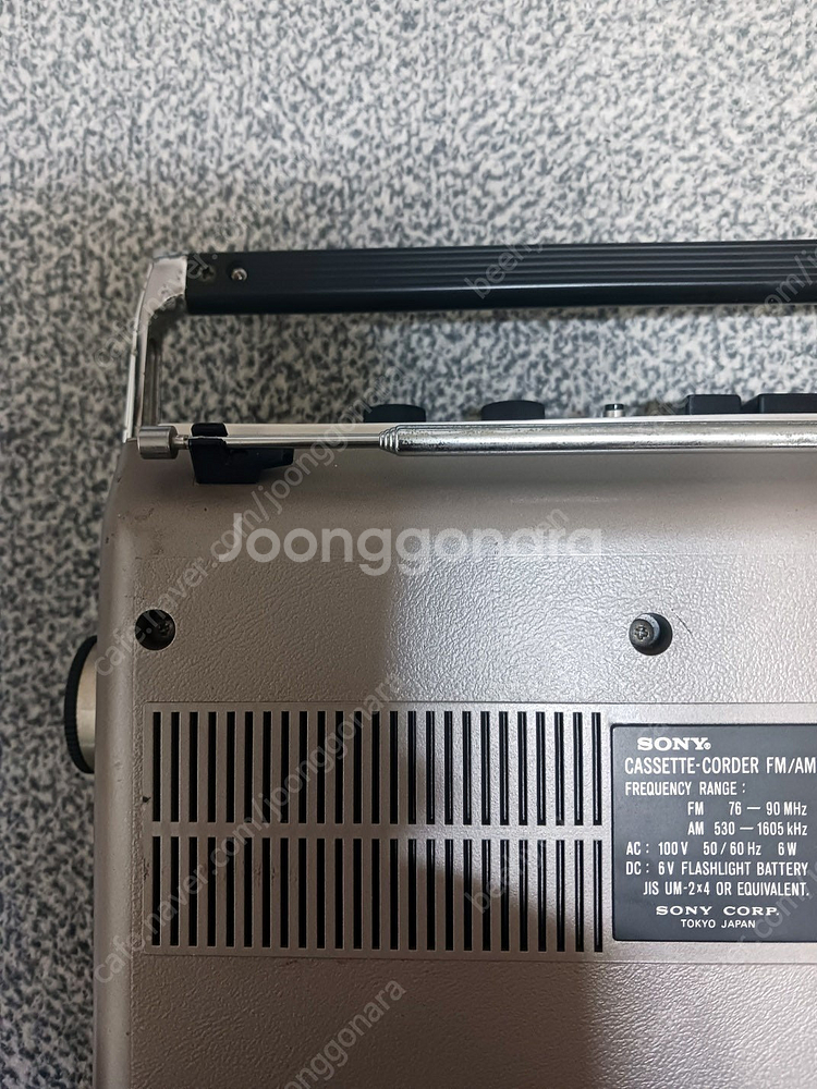 소니 레트로 빈티지 모노카세트 cf-1600--5