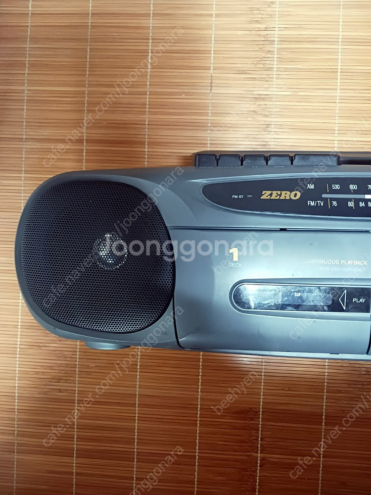 zero 붐박스 더블카세트 라디오 RW-600--1