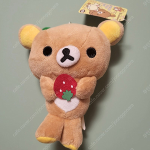 리락쿠마 딸기 키링 인형 새상품