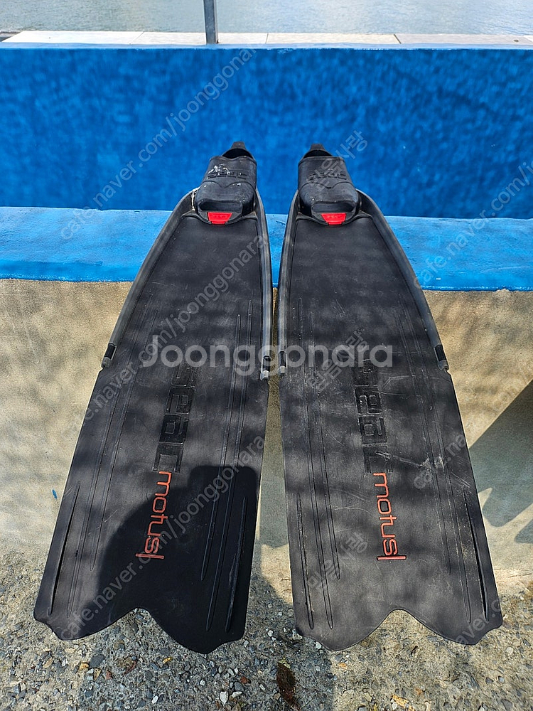 프리다이빙 롱핀 2세트 일괄판매 해류질--1