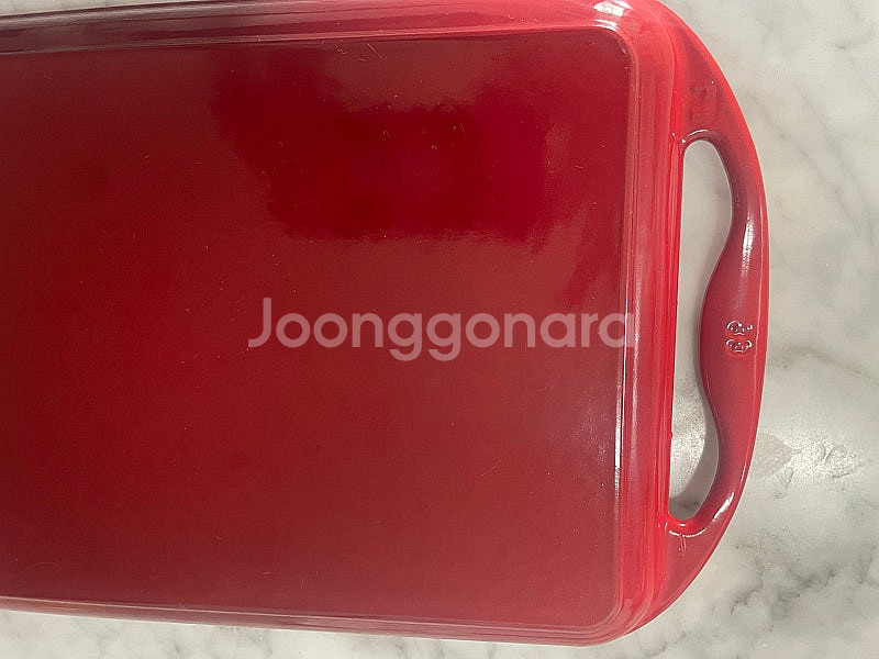 르크루제 그릴팬 red 380*220mm--3