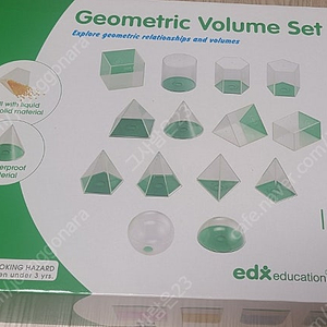 edx volume set 14피스 투명입체도형
