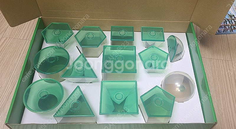 edx volume set 14피스 투명입체도형--1