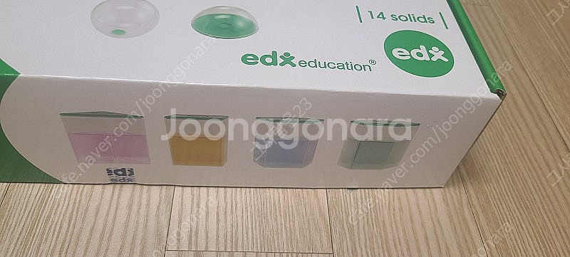 edx volume set 14피스 투명입체도형--2
