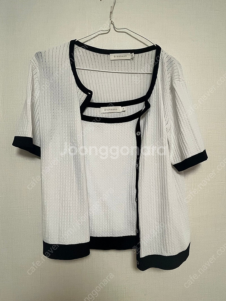 반팔 나시 가디건 세트 새것--0