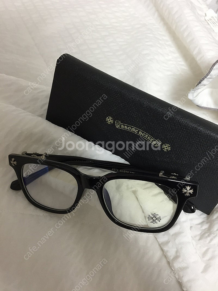 크롬하츠 스타일 뿔테 안경--0