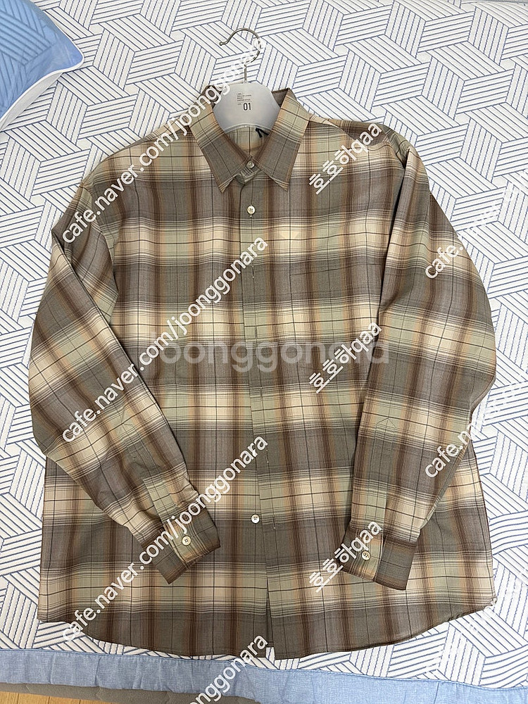 25ss 오라리 체크셔츠 4 사이즈 새상품 팝니다--0