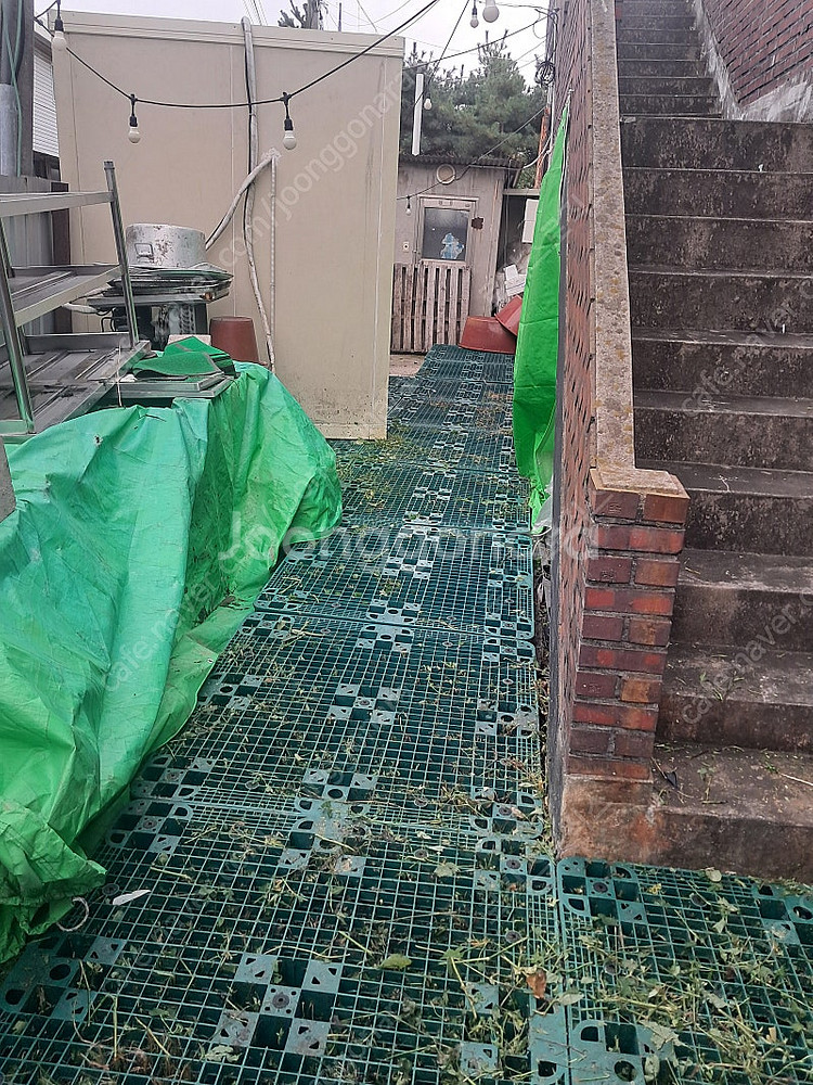 중고 파렛트 1100 * 1100 * 150 중량 16kg 내외 녹색 장당 23000원 20장 판매--0