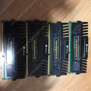 ddr3 12800 cosair vengeance(xmp버전) 4g*4 판매합니다.