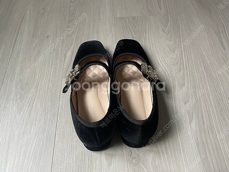 벨벳 메리제인 구두 수제화 230--3