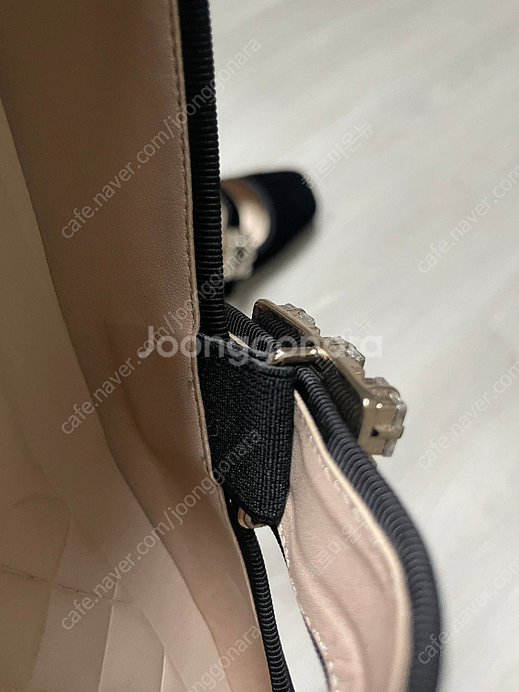 벨벳 메리제인 구두 수제화 230--4