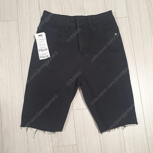 IFNE 블랙 데님 반바지 S