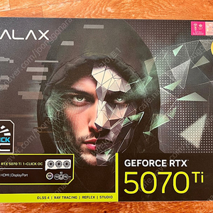 겔럭시 RTX 5070ti 블랙 oc 팝니다.(ex 아님)