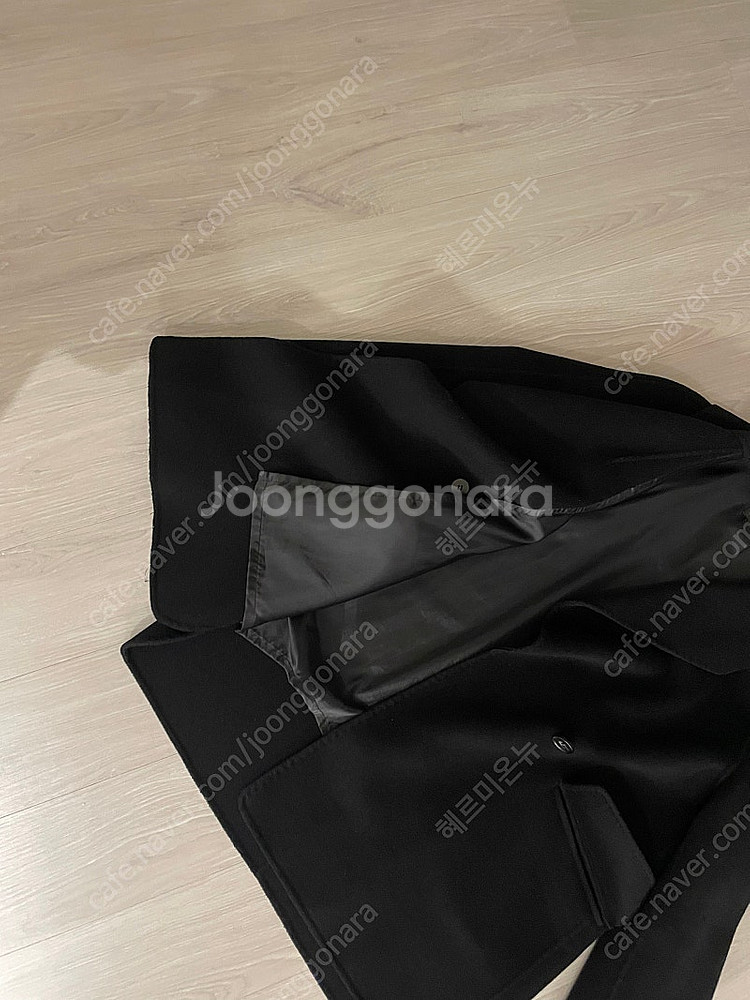 올리브데올리브 하프코트 블랙 55사이즈 (55~66추천)--7