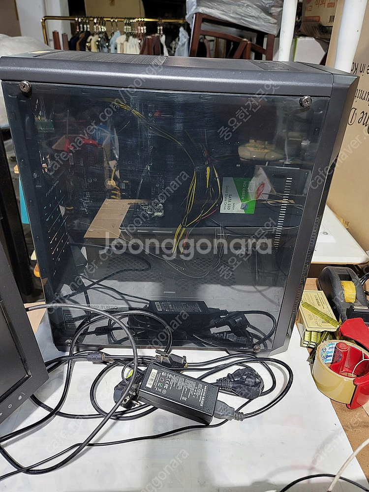 [김포시 직거래] 사무용PC 데스크탑 모니터 풀셋--6