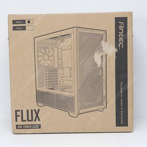Antec FLUX MESH BTF (블랙) 우드 케이스 미사용 새제품 판매합니다.