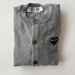 꼼데가르송 PLAY 회색 가디건 XXS