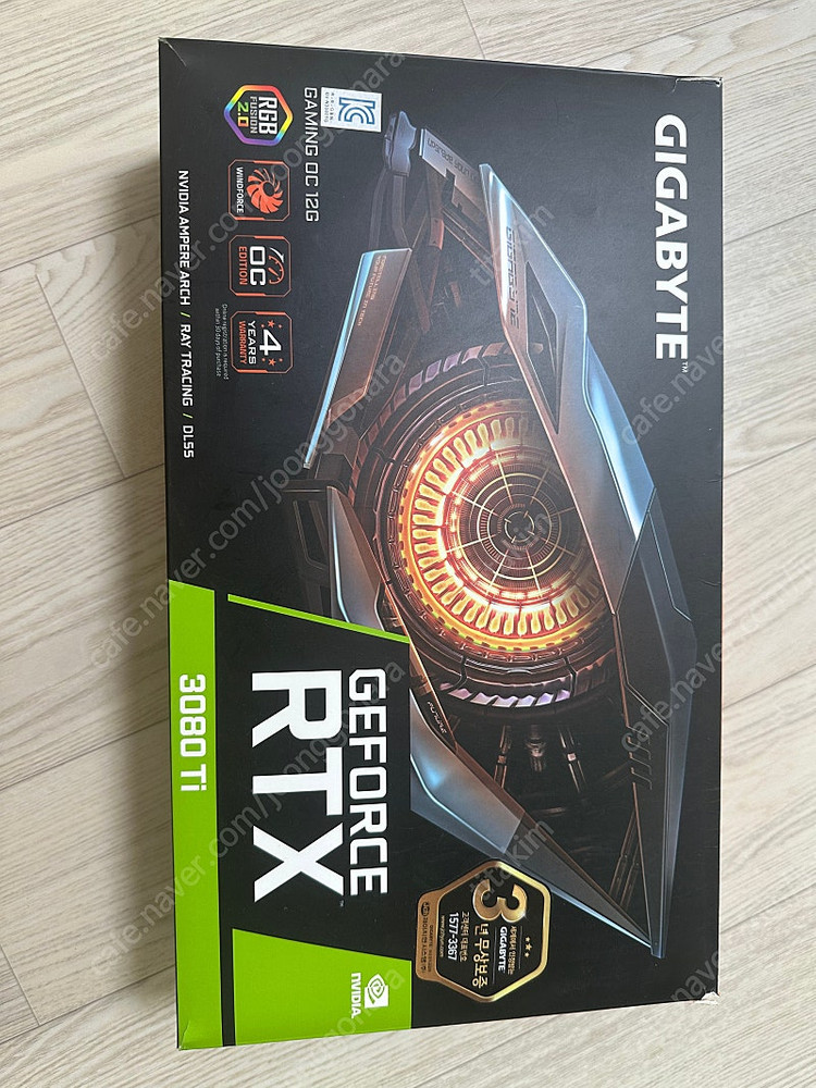 기가바이트 rtx 3080ti 풀박스 팝니다--1