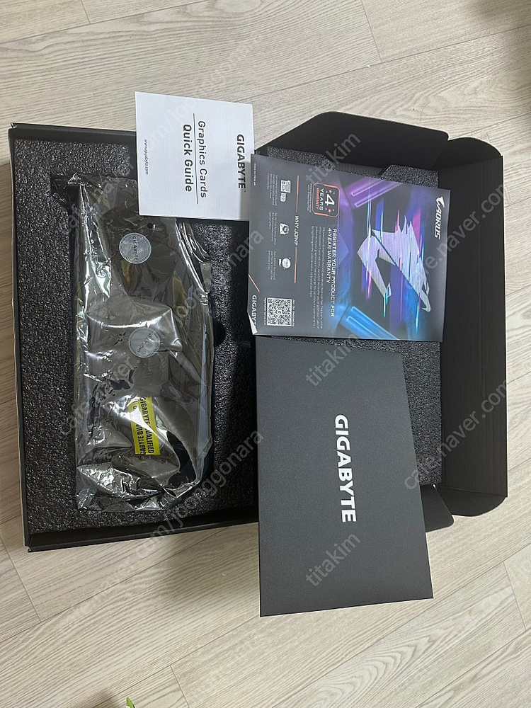 기가바이트 rtx 3080ti 풀박스 팝니다--2