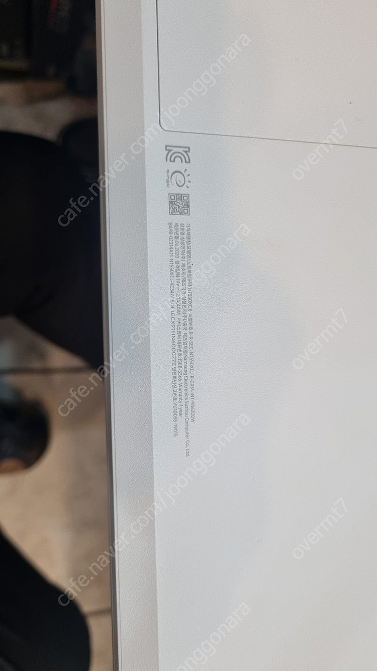 삼성노트북 10세대 nt550xcj-kc34w 이미지