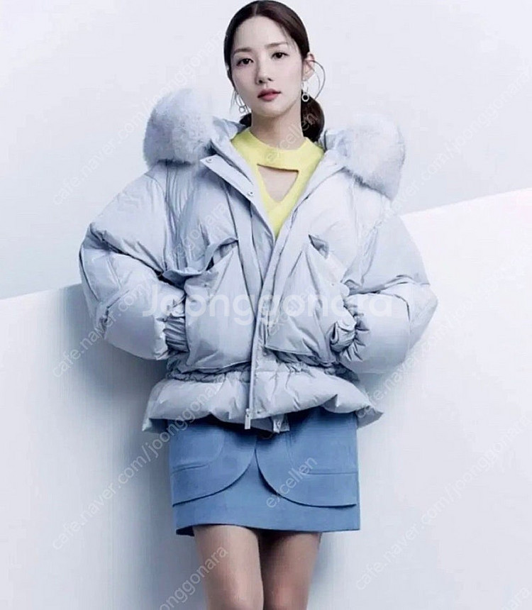 그냥 새옷상태 에고이스트 사가퍼 숏패딩 블랙 55(66가능)--0