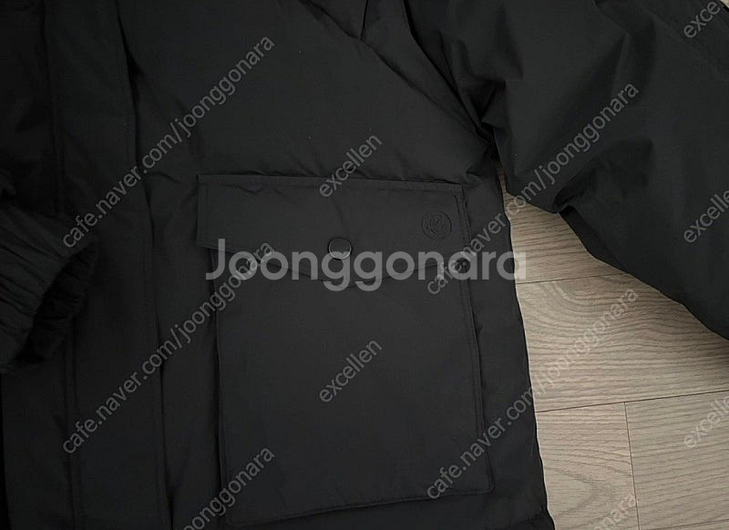 그냥 새옷상태 에고이스트 사가퍼 숏패딩 블랙 55(66가능)--4