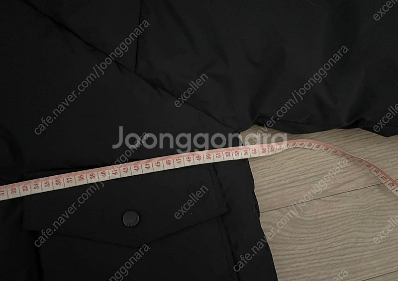그냥 새옷상태 에고이스트 사가퍼 숏패딩 블랙 55(66가능)--6