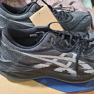 아식스 정품 슈퍼블라스트2 블랙 270 새상품