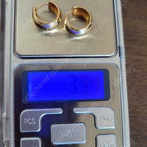 14k 볼륨민자심플귀걸이 3.94g