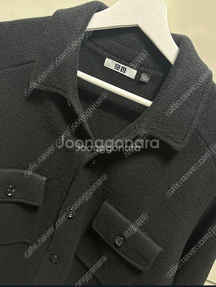 유니클로 U 램스울 니트 자켓--2