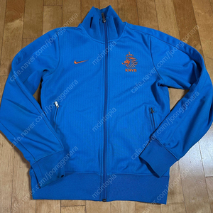 나이키 네덜란드 축구팀 트랙 재킷 블루 S 사이즈 nike nederland football team track jacket