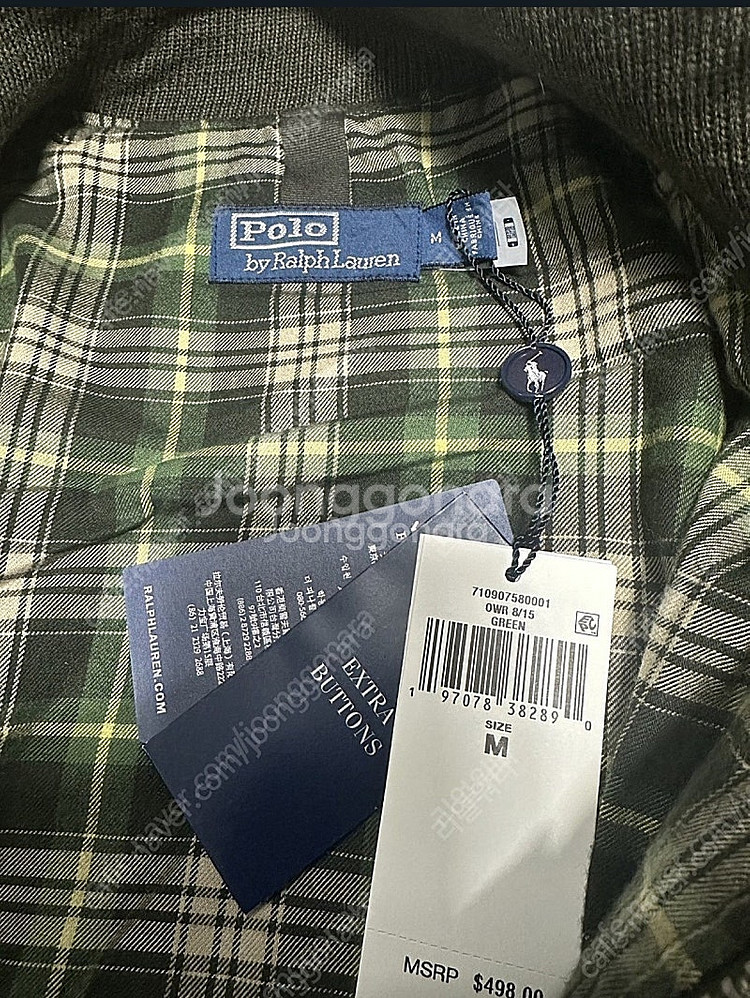 폴로 코튼 블렌드 덱 자켓 새상품 M--5