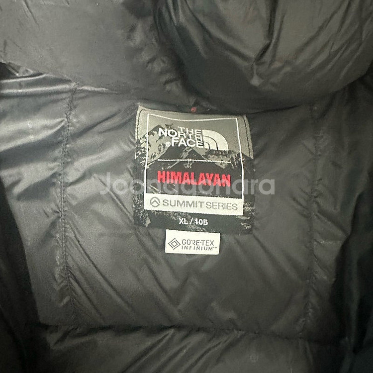 노스페이스 히말라얀 롱패딩 블랙 XL--4