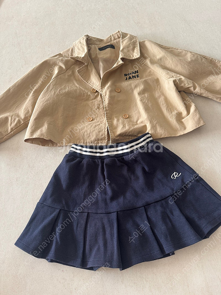 로아앤제인 110 아우터+스커트 일괄--1