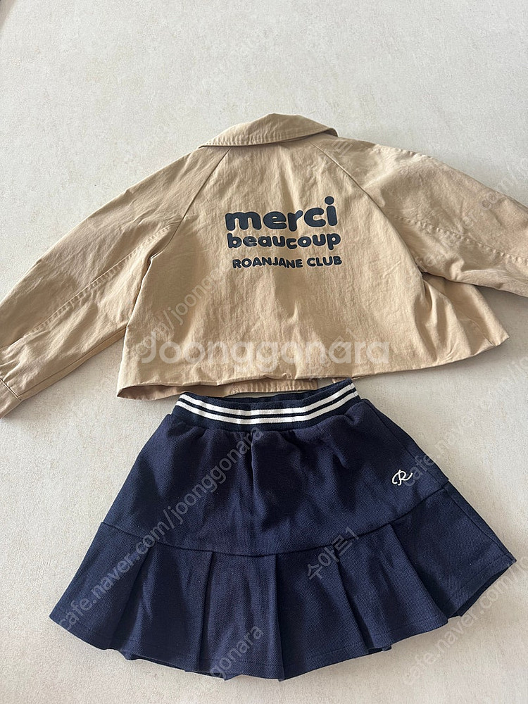 로아앤제인 110 아우터+스커트 일괄--2