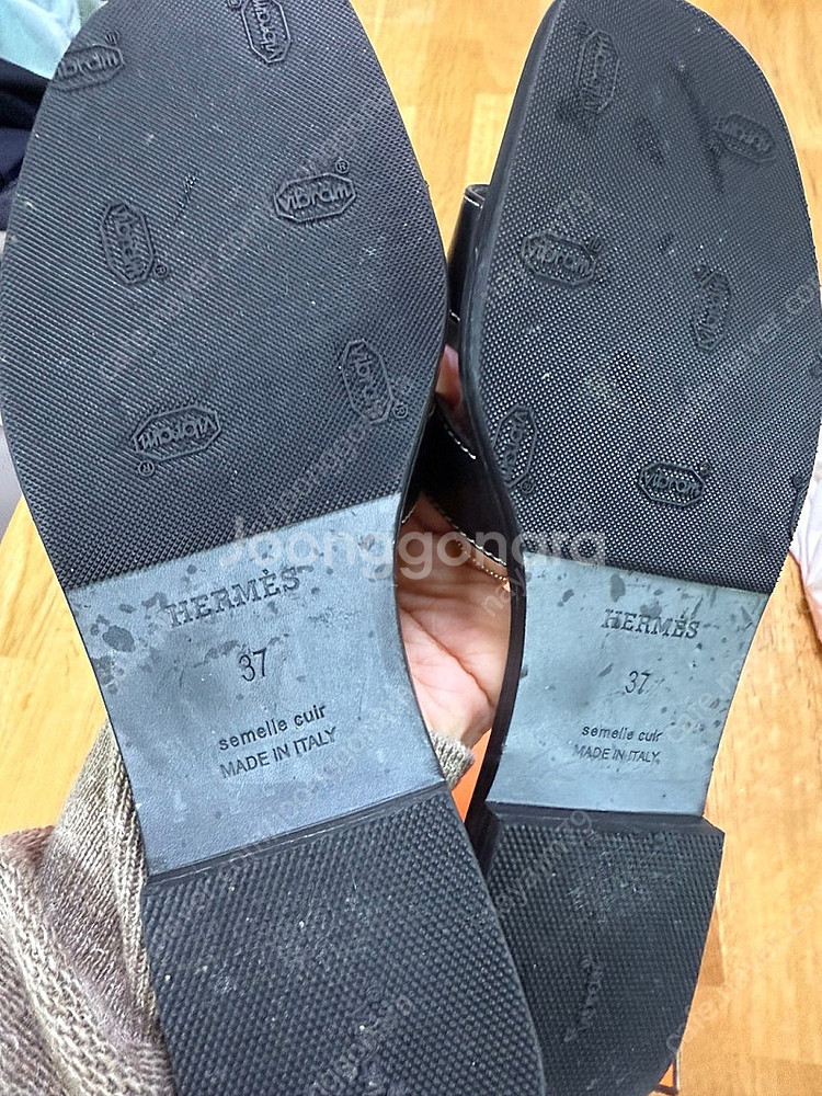 에르메스 오란 블랙37--2
