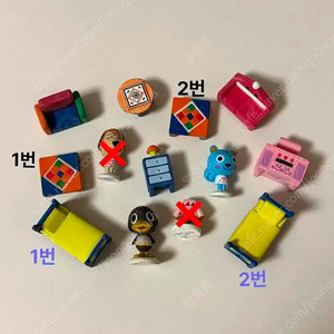 고전 동물의 숲 피규어 고전 동숲 피규어