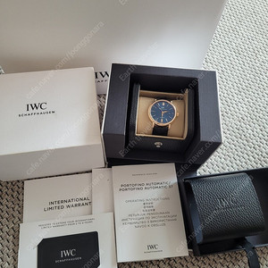 IWC 포르토피노 로즈골드 청판 금통