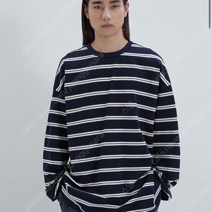 준지 25ss복각스트라이프 롱슬리브 블랙
