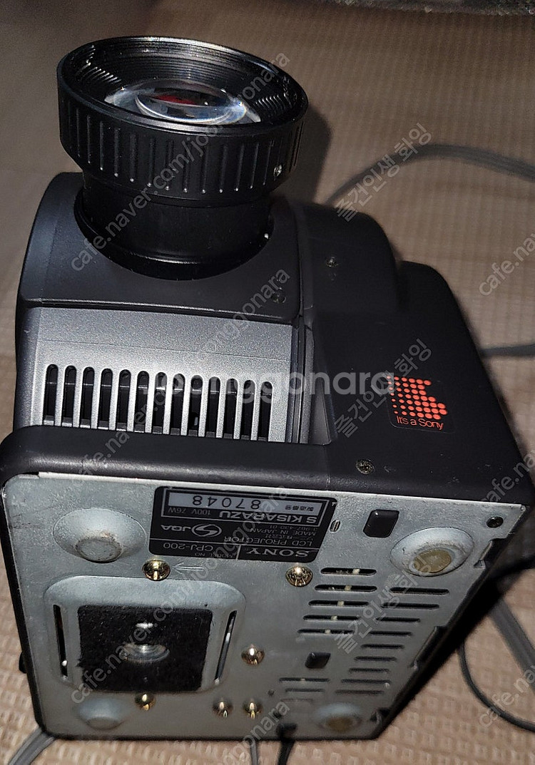 소니CPJ-200(미니프로젝터?)--4