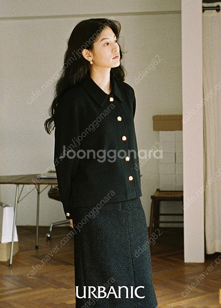 Urbanic30 dianna 블랙 가디건--0