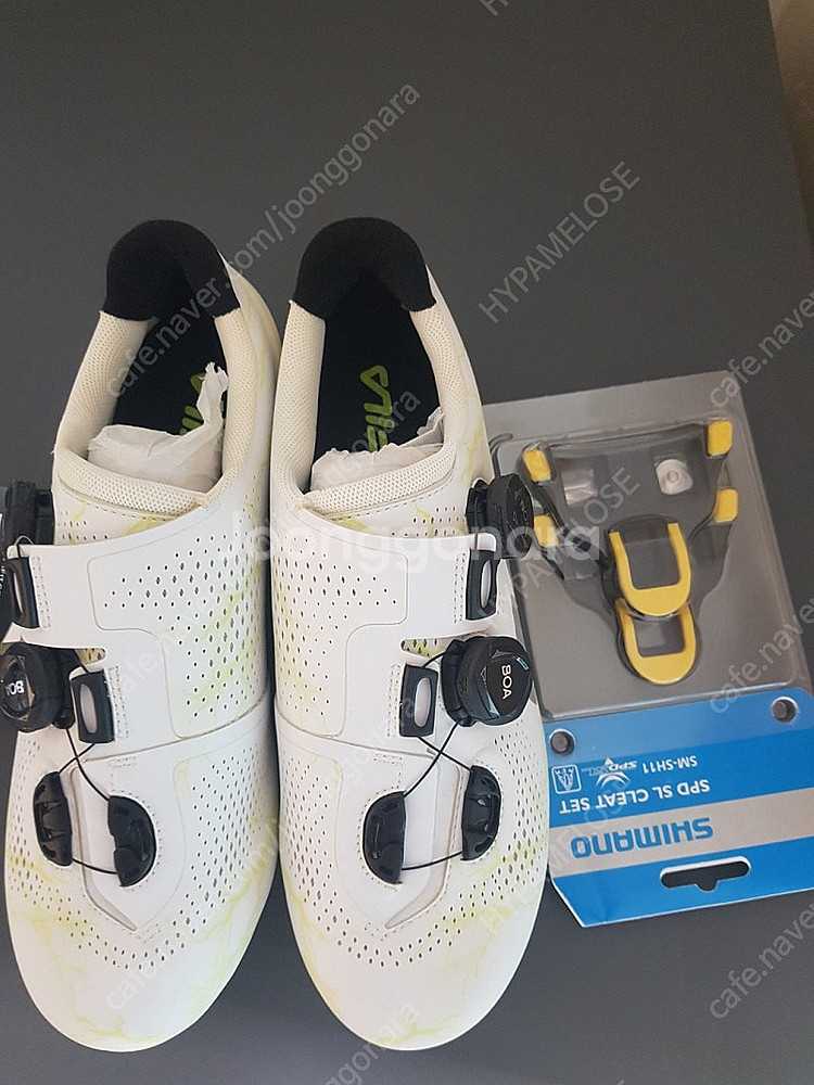 (새제품)휠라 (FILA) SYNAPSE7 로드클릿슈즈...--0