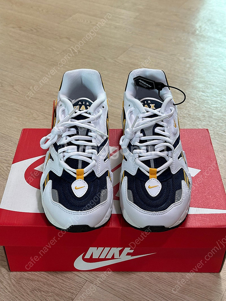 가격인하[새제품/280] 나이키 맥스96 미드나이트 네이비 나이키코리아--2