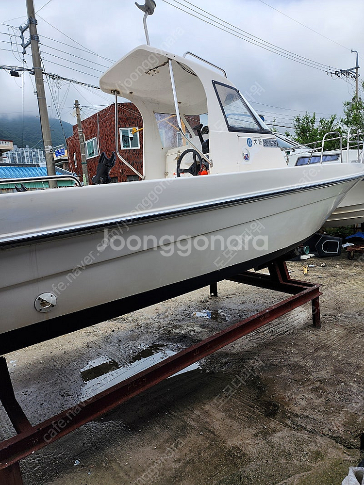 선외기 레저보트 낚시 보트--1