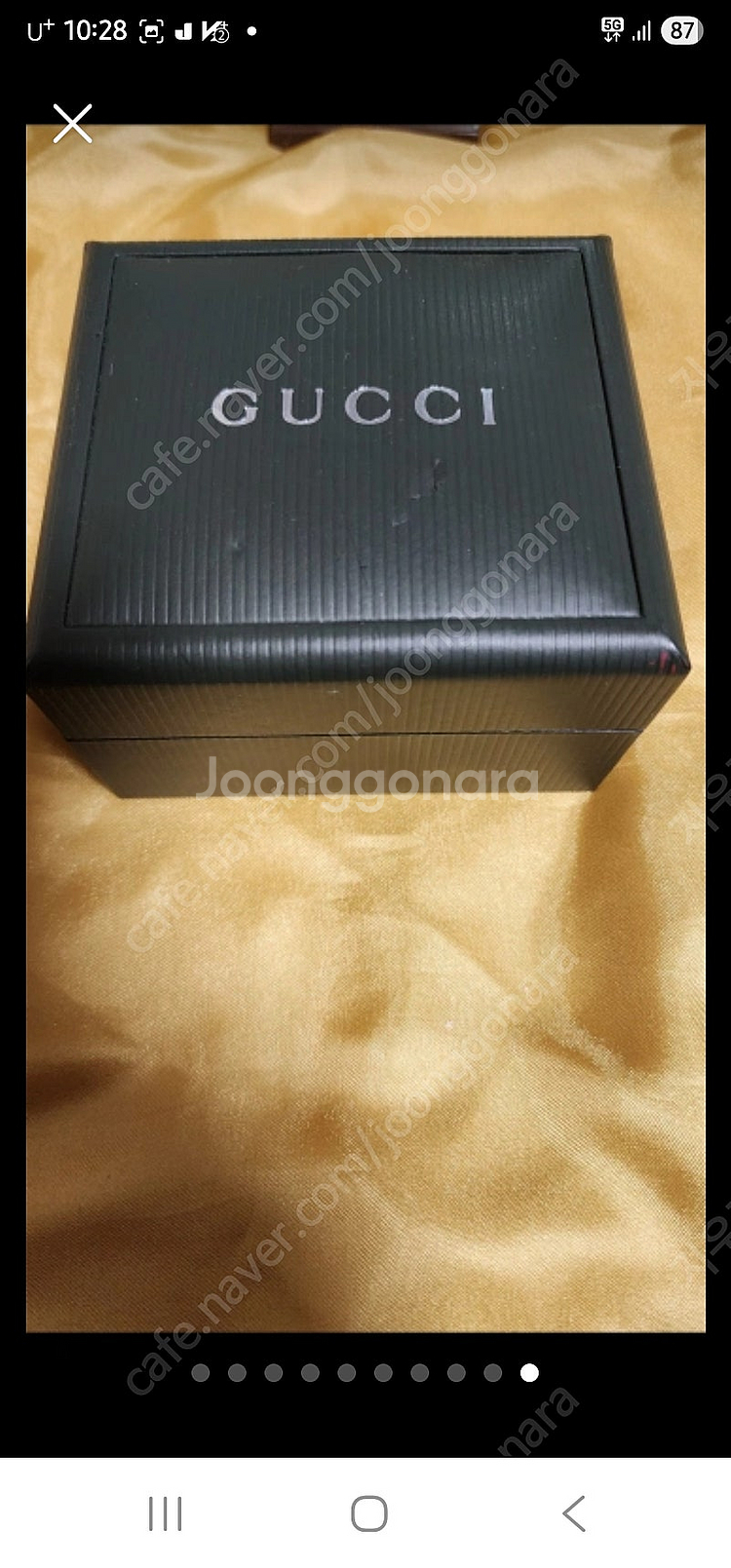 구찌GUCCI타임피스6800L 스틸메탈 팔찌형[정품]시...--9